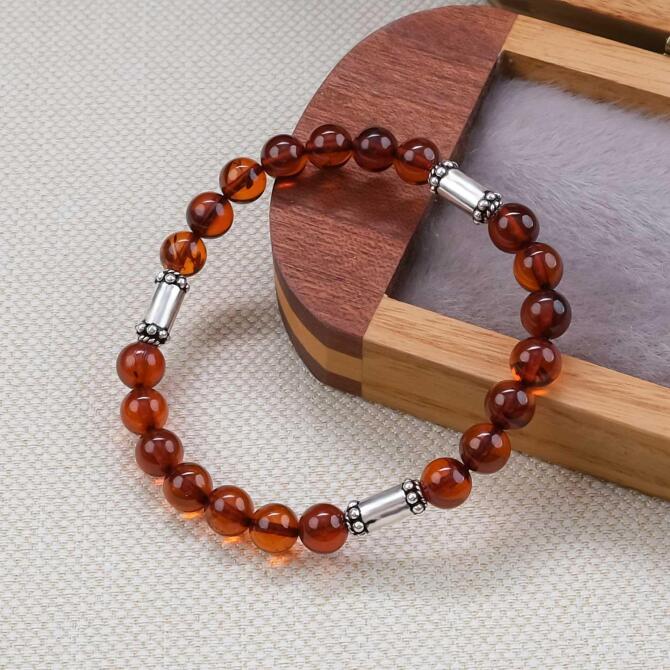 Wrong Bracelet Amber Baltık Damla Kehribar Bileklik - Tesbihcibaba
