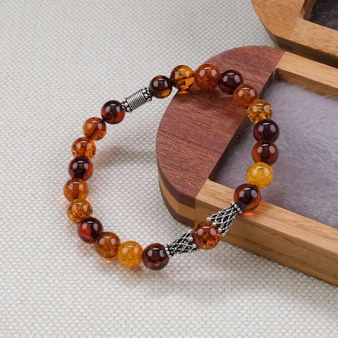 Bracelet Amber Baltık Multi Damla Kehribar Bileklik - Tesbihcibaba