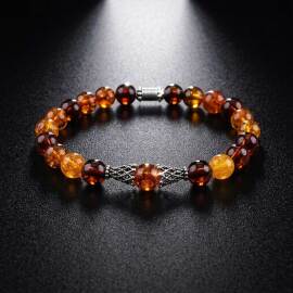 Bracelet Amber Baltık Multi Damla Kehribar Bileklik - 1