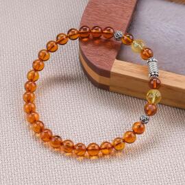 Bracelet Amber Baltık İncisi Damla Kehribar Bileklik - 2