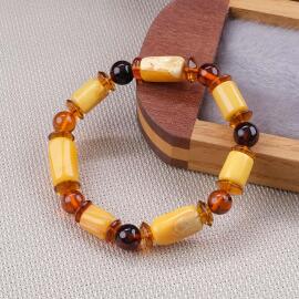 Bracelet Amber Doğal Yapısıyla Damla Kehribar Bileklik - 3