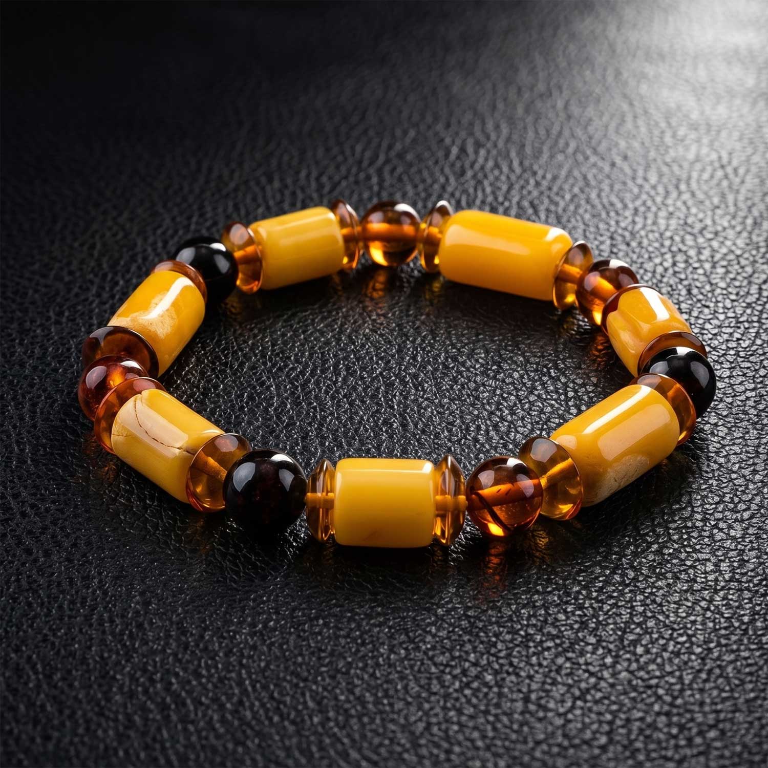 Bracelet Amber Doğal Yapısıyla Damla Kehribar Bileklik - Tesbihcibaba