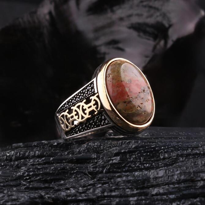 Yeşim Model Özel Yapım Gümüş Yüzük - Tesbihcibaba