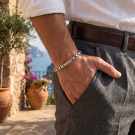 Youth Fashion Caterpillar 925K Gümüş Bileklik - 2