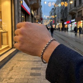 Youth Fashion Centipede 925K Gümüş Bileklik - 2