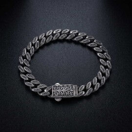 Youth Fashion Snake Cobra 925K Gümüş Bileklik - 1