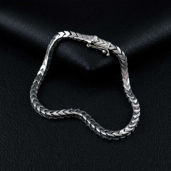 Youth Fashion Watersnake 925K Gümüş Bileklik - Tesbihcibaba