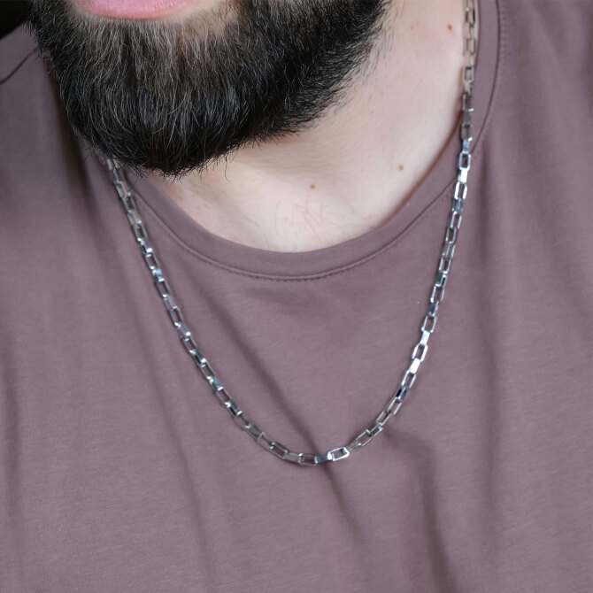 Zincir Model 316L Çelik Kolye - Tesbihcibaba