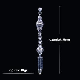 Zirkon İşleme Mermi Tesbih Püskülü - 2