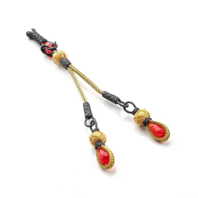 Zirkon Tasarım Trabzon İşi El Örmesi Tesbih Püskülü - Tesbihcibaba