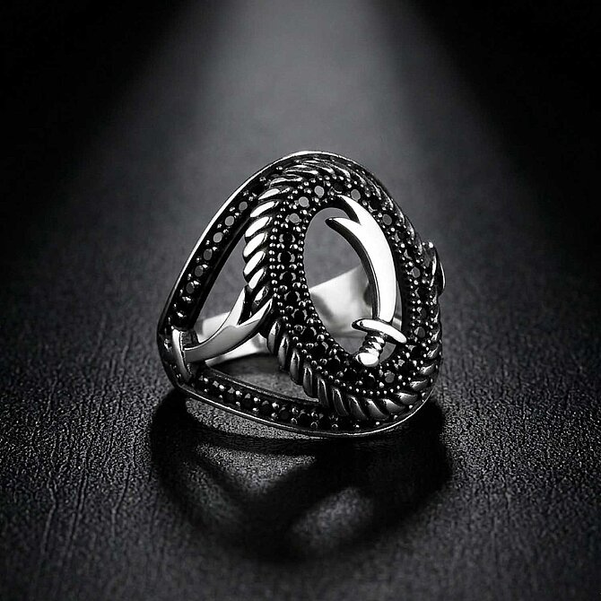 Zülfikar Silver Ring
