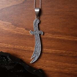 Zülfikar Model 925 Ayar Gümüş Kolye - 2